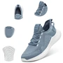 COMFORTABLE – Soft and comfortable EVA foam insoles. Adjustable lace-up closure ensures a secure and comfortable fit. Convenient back pull tab to help your foot enter.Alpine Swiss Ryan Mens Fashion Sneakers Lightweight Athletic Casual Tennis Shoes
