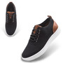QUALITY MATERIALS – Mesh knit upper is durable and fashion forward. Faux leather accents on the shoe tongue and back heel add a touch of sophistication.Alpine Swiss Brad Mens Dress Sneakers Mesh Oxfords Business Casual Comfortable Shoes