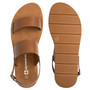 Alpine Swiss Beth Womens Sandals | Flat Two Strap Buckle Summer Shoes | Comfortable Everyday Footbed Slides | Casual Slip On Sandals for Women