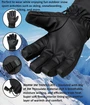 Alpine Swiss Mens Waterproof Snow Gloves Zipper Pockets Winter Sport Mittens Snow board snowboard skiing outdoor hiking mountain protection gloves insulate thinsulate thermal warm breathable shoveling snowmobile mitten waterproof windproof cold weather ru