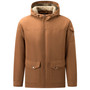Alpine Swiss Mens Sherpa Lined Parka Hooded Winter Coat Cargo Utility Jacket Size 2XL Tan