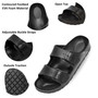 Alpine Swiss Mens Double Strap EVA Slide Sandals Sole Flat Casual Comfort Shoes UPC