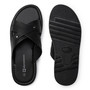 Alpine Swiss Saul Mens Vegan Leather Slide Sandals Dressy Indoor Outdoor Shoes Slides Mens Shoes : Sandals : Slide