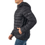 Alpine Swiss Mens Light Puffer Jacket Removable Hood Milo Winter Coat Packable Water-Resistant Down Alternative Bubble Jacket Puffer Jacket Mens Apparel : Non-Leather Outerwear