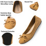 Alpine Swiss Polly Womens Bow Ballet Flats Round Toe Slip On Comfortable Shoes ballet-flats