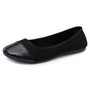 Alpine Swiss Kelly Women’s Ballet Flats | Comfortable Dress or Casual Shoes | Two Tone Cap Toe Slip On Flats | Anti-Slip Sole Size