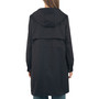 Alpine Swiss Tanya Womens Hooded Rain Jacket Long Raincoat Trench Coat Windbreaker