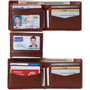 Alpine Swiss Connor Executive Bifold Wallet | Business Passcase for Men | Premium Leather | Dual ID Windows | RFID Blocking | Gift Box Included UPC