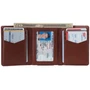 Alpine Swiss Men's Leon RFID Trifold Pocket Wallet – Genuine Leather Wallet for Men, Slim Design with ID Window & Multiple Card Slots, Classic RFID Safe Pocket Wallet in gift box SMART THUMB CUT-OUT DESIGN: Features convenient thumb push cut-out design fo