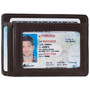 Alpine Swiss Mens RFID Money Clip Leather Minimalist Wallet Card Case ID Window Money Clip Mens Accessories : Small Leather Goods : Money Clips