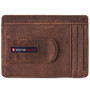 Alpine Swiss Mens RFID Money Clip Leather Minimalist Wallet Card Case ID Window wallets