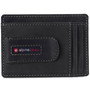 Alpine Swiss Mens RFID Money Clip Leather Minimalist Wallet Card Case ID Window Size One Size Nubuck Black