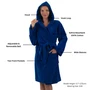 Alpine Swiss Stacy Women Hooded Bathrobe Cotton Terry Cloth Robe for Women Super Absorbent Quick Drying Luxury Hotel Spa Robe UPC