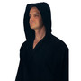 Highly Absorbent 100% Cotton: Designed for more than just lounging, the Dane Hooded Bathrobe features a thick 100% Cotton Velour outer that is ultra soft and a 100% cotton terry interior that’s highly absorbent—dries you quickly just like a towel. Perfect