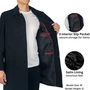 Alpine Swiss Orson Mens Wool Blend Top Coat Winter Car Coat Long Tailored Jacket Pea Coat Mens Apparel : Non-Leather Outerwear : Trench Coats
