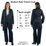 Alpine Swiss Siena Women Rain Jacket Waterproof Trench Coat Lightweight Raincoat Rain Coat Womens Apparel : Non-Leather Outerwear : Trench Coats