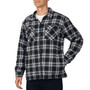 Alpine Swiss Felix Mens Fleece Flannel Jacket Heavyweight Zip-Up Plaid Shacket Size