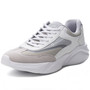 Alpine Swiss Stuart Mens Chunky Sneakers Retro Platform Dad Tennis Shoes Size Size 12 White Gray