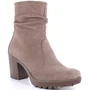 Alpine Swiss Bianca Womens Suede Slouchy Ankle Boots Made in Italy Block Heel Lug Sole Ankle Booties MADE IN ITALY: Designed and crafted in collaboration with a renowned Italian factory with over 40 years of shoemaking expertise. Produced in the Marche re