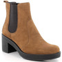 Alpine Swiss Sofia Womens Suede Chelsea Boots Made in Italy Block Heel Ankle Booties MADE IN ITALY: Designed and crafted in collaboration with a renowned Italian factory with over 40 years of shoemaking expertise. Produced in the Marche region, the heart