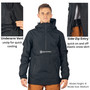 Alpine Swiss Men Anorak Snowboard Jacket Waterproof Windproof Winter Sport Shell Pullover Snow Jacket Mens Apparel : Non-Leather Outerwear : Parkas