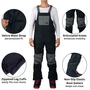 Alpine Swiss Mens Snow Bib 10K Waterproof Ski Overalls Insulated Snowboard Pants Mens snow bib waterproof ski bib overalls insulated snowboard skiing pants winter overalls 10k waterproof 5k breathability windproof outdoor snow sports warm fleece lining ar