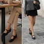 Alpine Swiss Irene Womens Leather Mary Jane Ballet Flats Round Toe Slip On Shoes Buckle Strap Dressy Comfortable Work Flats