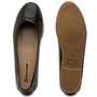 Alpine Swiss Wendy Womens Leather Ballet Flats Classic Round Toe Slip On Shoes Comfortable Professional Dressy Work Flats