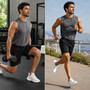 Alpine Swiss Andres Mens Athletic Running Shorts 7” Inseam Quick Dry Workout Lightweight Gym Shorts Zipper Pockets