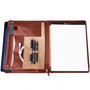 PREMIUM QUALITY- Made of 100% Genuine Napa Leather, this business portfolio is both durable and beautiful. Our quality leather feels soft and luxurious while protecting all your important documents. Alpine Swiss Genuine Leather Writing Pad Portfolio Busin