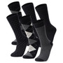 Alpine Swiss Mens Dress Socks 6 Pair Crew Sock Cotton Dress Socks for Men Solid Ribbed Argyle Pattern Multicolor Fun Designs Size One Size Business Pack