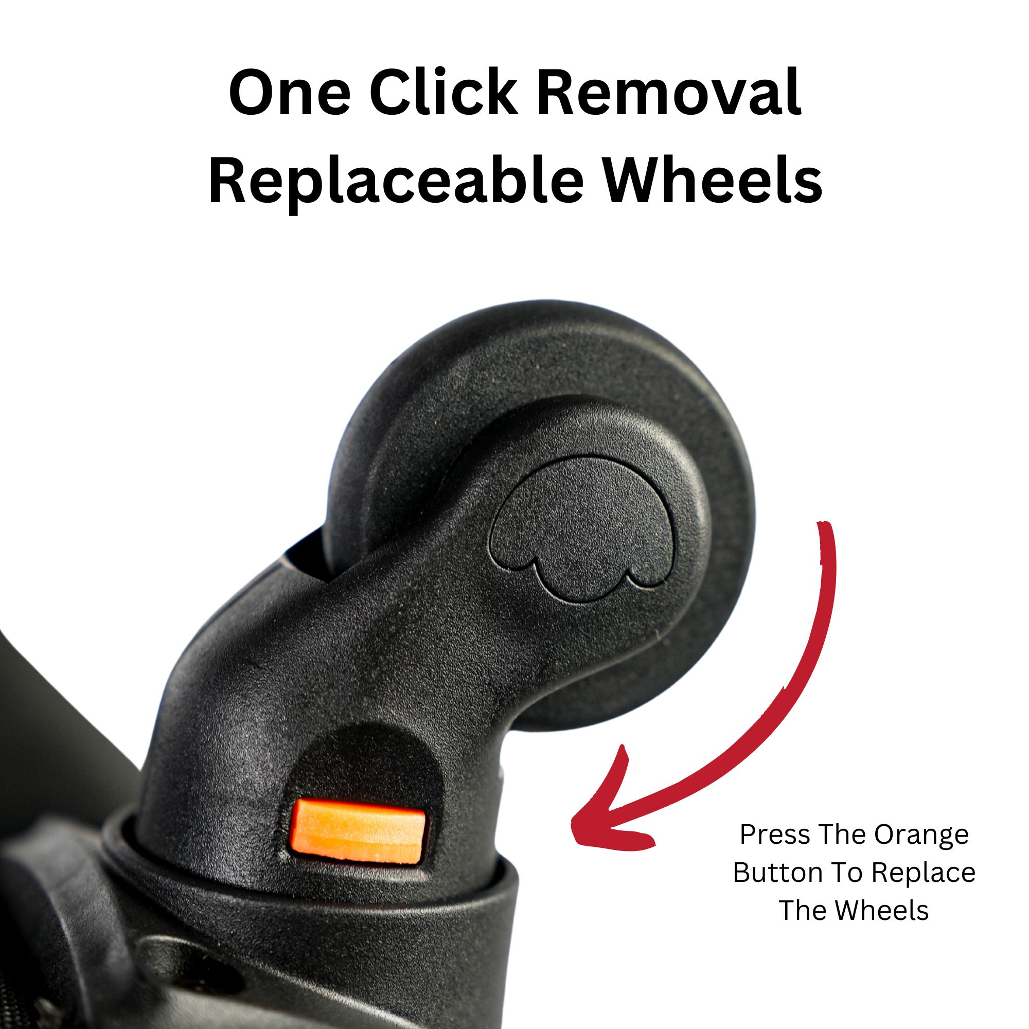 Set of 4 Replacement Wheels for Briefcase AS8819