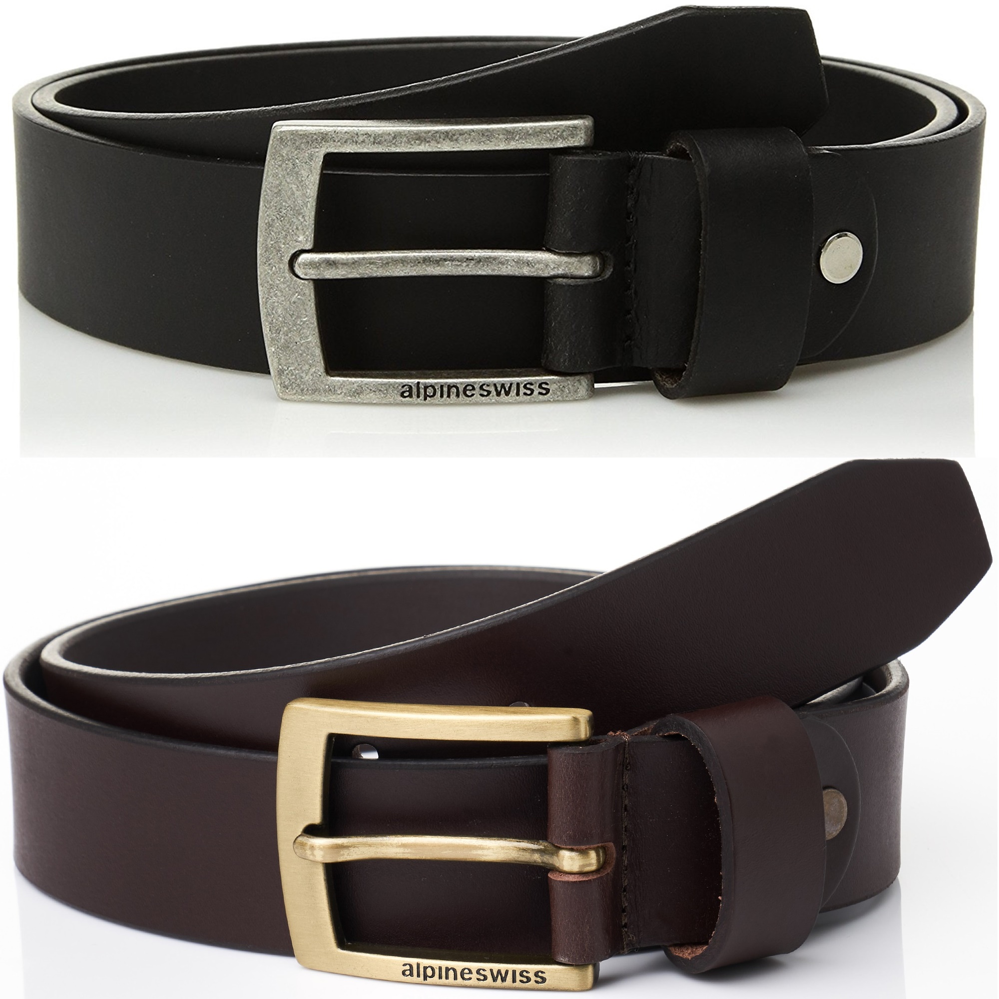 mens slim leather belt