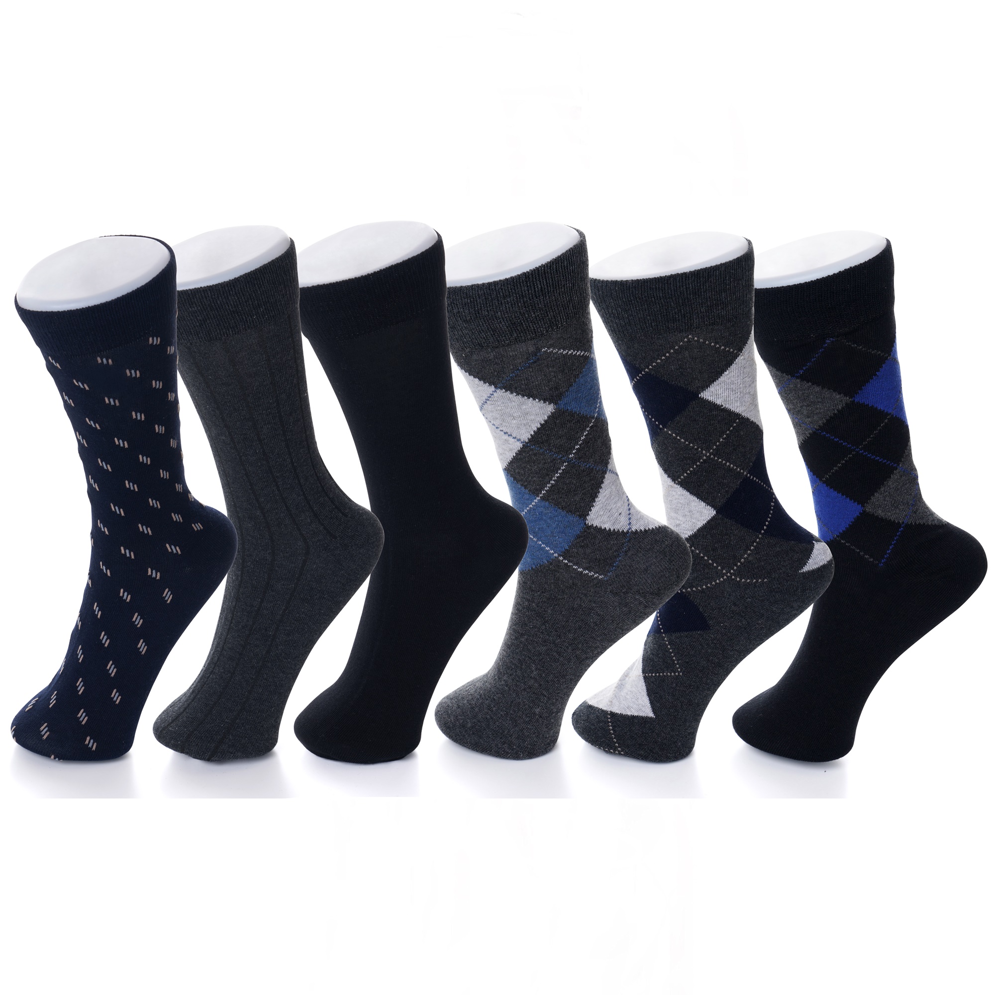 Izod Men's Dress Socks - Lightweight Mid-Calf Crew Dress Socks (7 Pack)