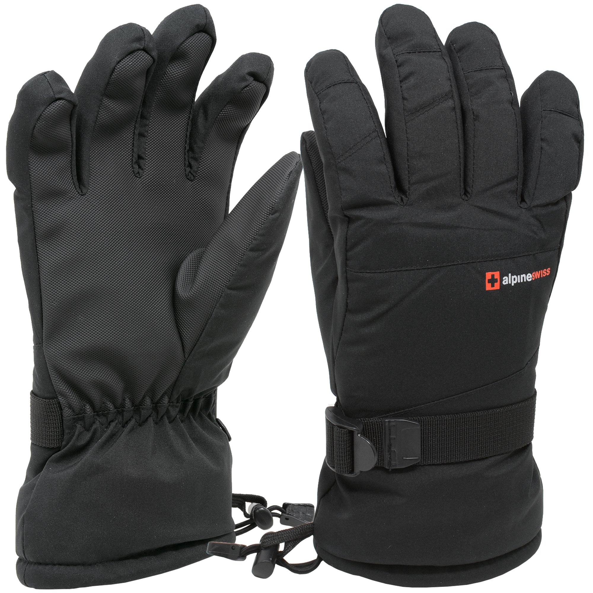 leather snow gloves