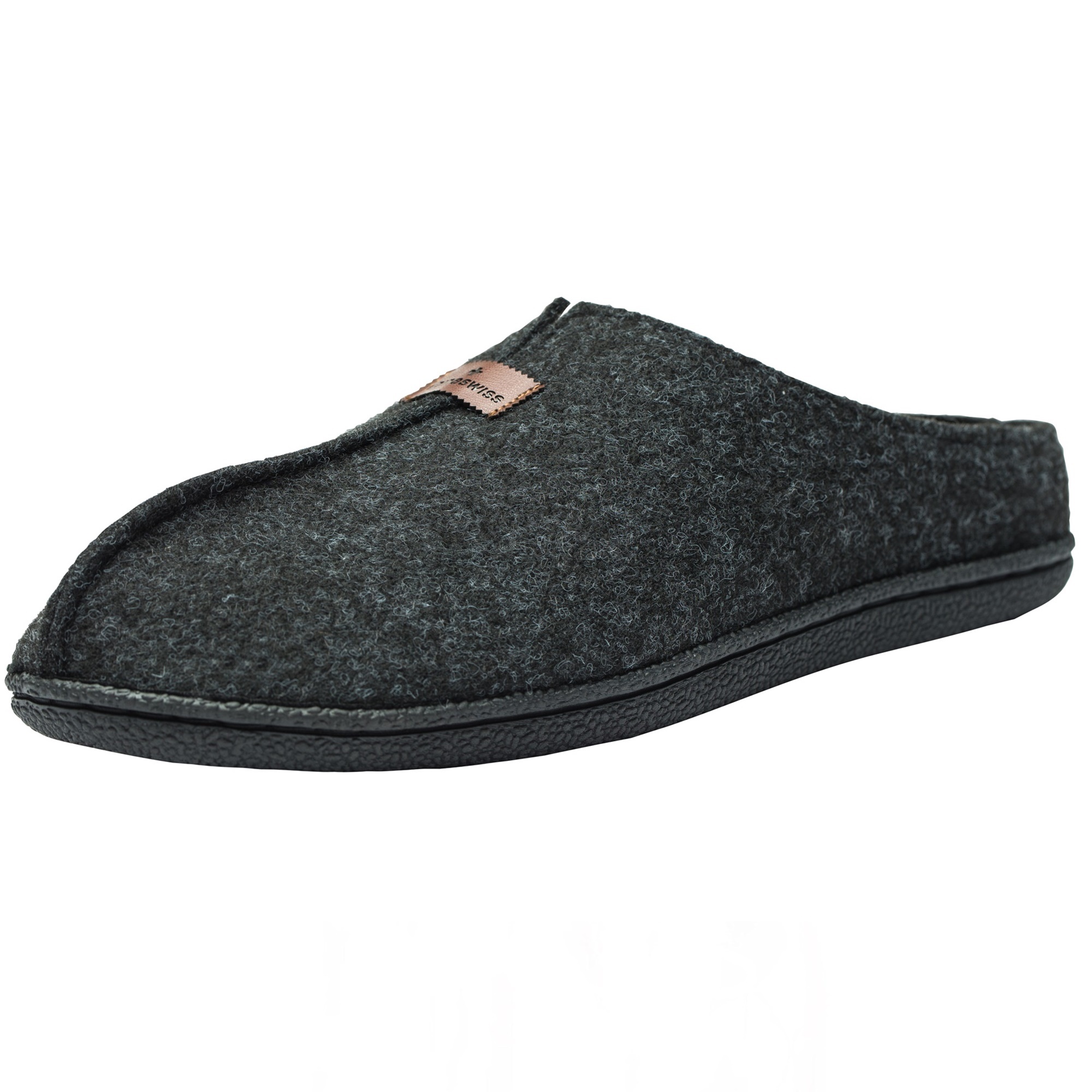 Alpine Swiss Paul Mens Memory Foam Fleece Clog Slippers House Shoes