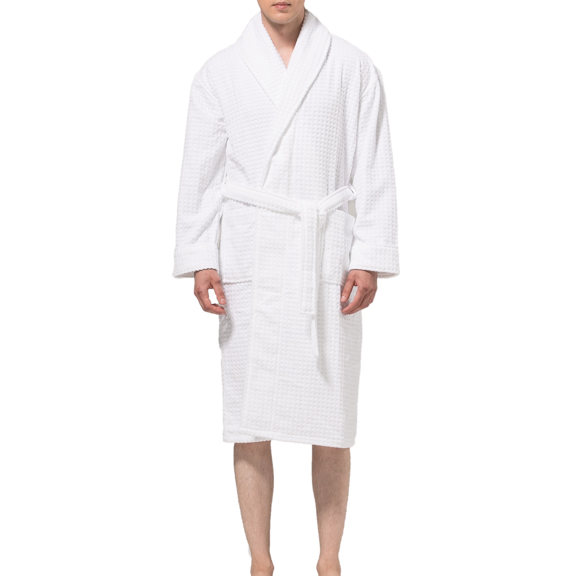 Men's Luxury Waffle Hotel Robe – SEYANTE