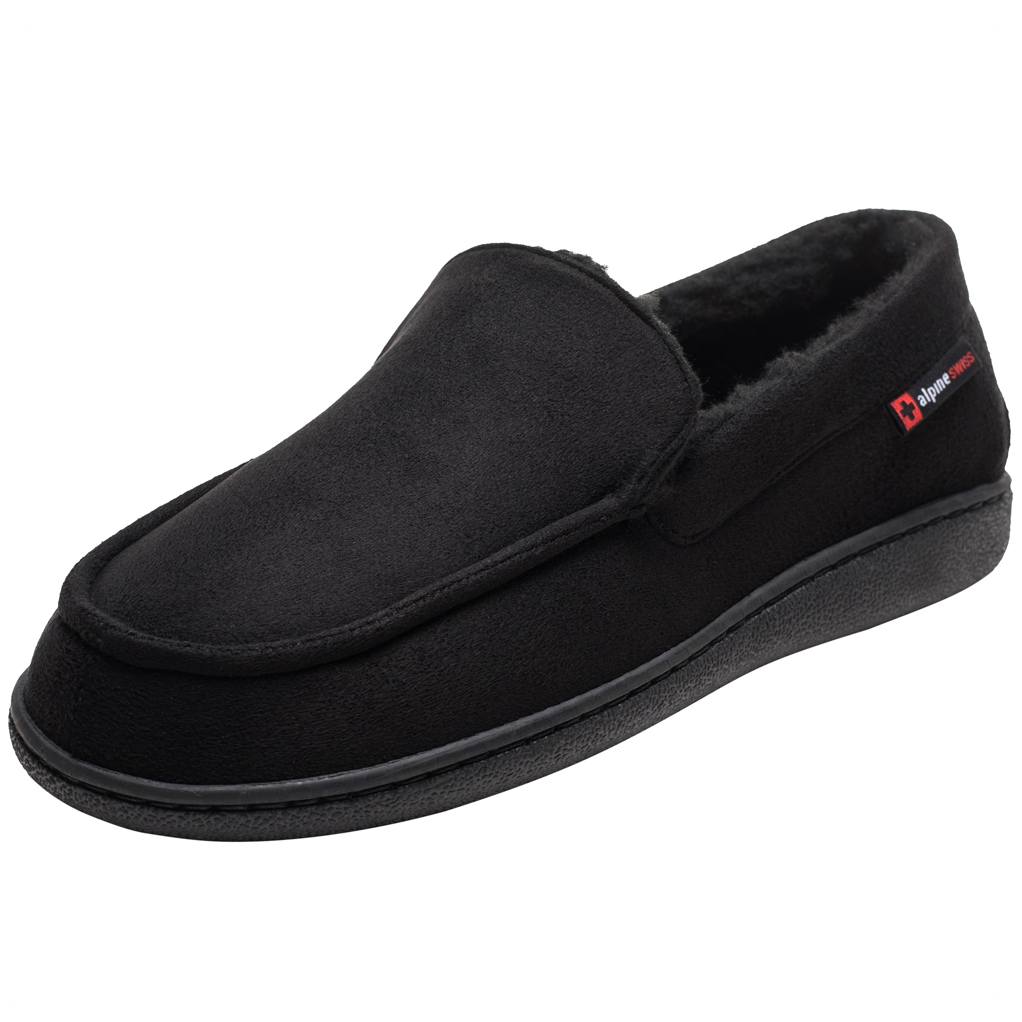 Intimidatie Geen Ounce Alpine Swiss Oslo Mens Moccasin Slippers Warm Shearling Comfortable House  Shoes - Alpine Swiss