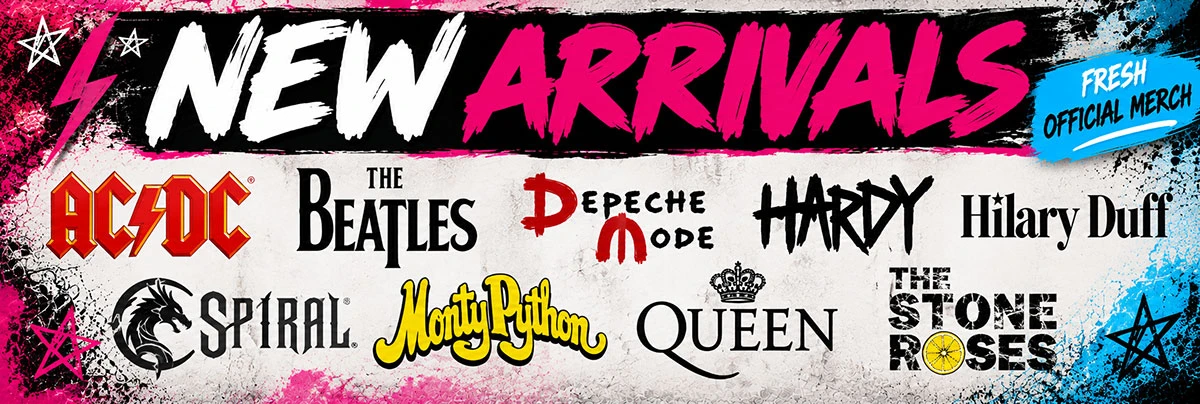 DELIVERIES: 23 Brand New Products including ACDC, Beatles, Depeche Mode, Hardy, Hilary Duff (NEW ARTIST!), Spiral, Python, Queen & The  Stone Roses