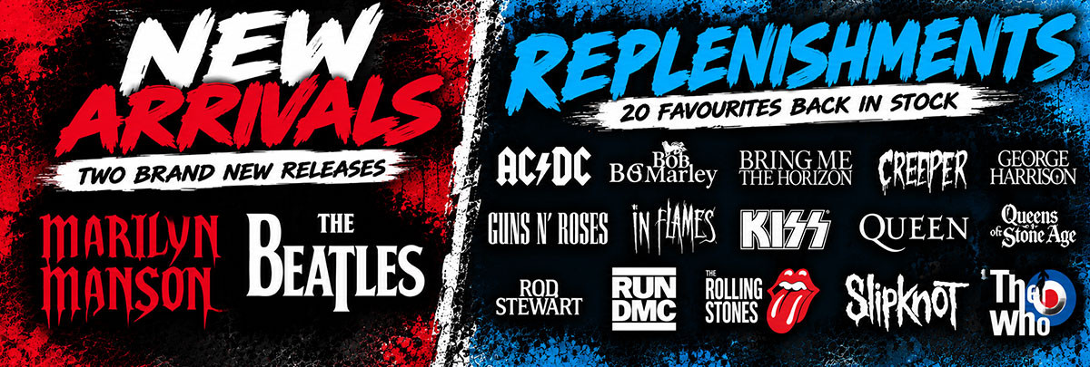DELIVERIES: New Arrivals Marilyn Manson & The Beatles