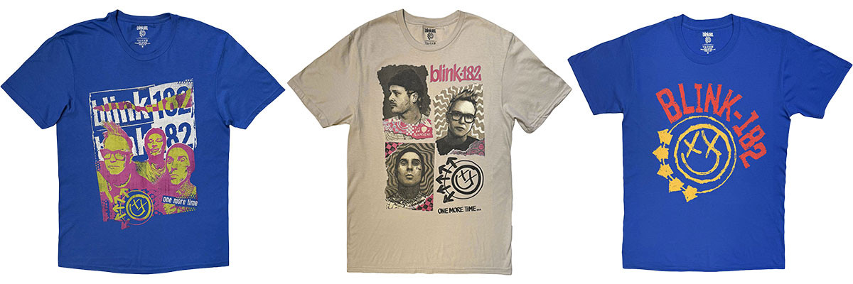 COMING SOON: 9x Fresh Releases including Blink182, Death Row Records, Jimmy Eat World (new range) and The Offspring.
