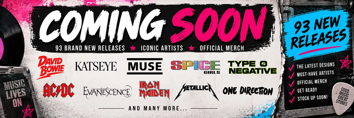 COMING SOON: 93x New Releases including Bowie, NEW Katseye, Muse, The Spice Girls & more