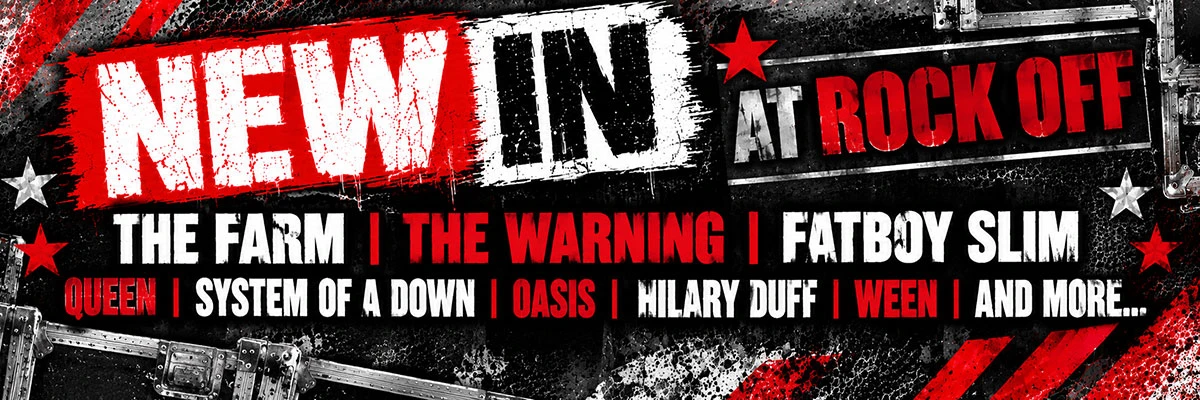 DELIVERIES: New In - The Farm, The Warning, Fatboy Slim & More at Rock Off this Friday!