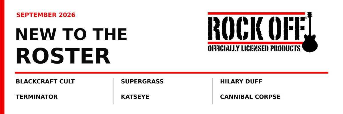 NEW TO THE ROSTER:  September 2026