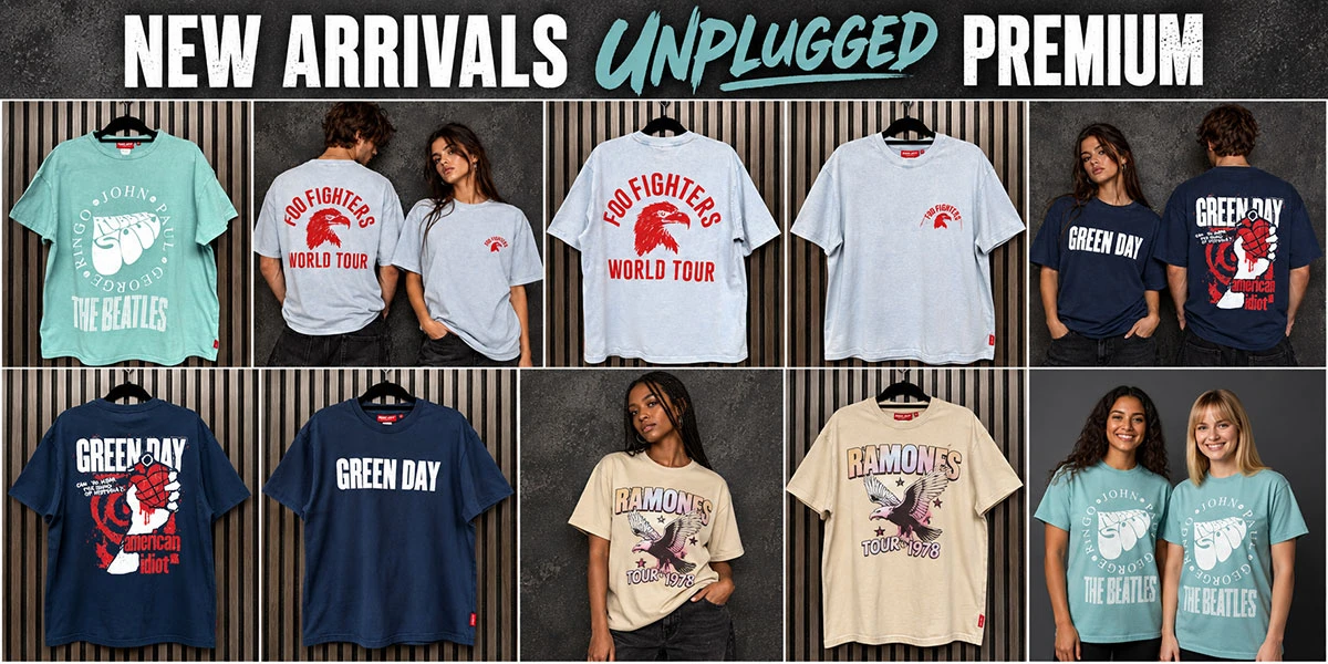 NEW ARRIVALS:  59x Premium Unplugged & Premium Wash Drops + Metallica & Madness Metalware