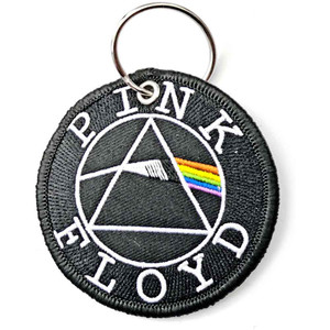 Pink Floyd Patch Keychain: Circle Logo (Double Sided) Pink Floyd Patch Keychain: Circle Logo (Double Sided)