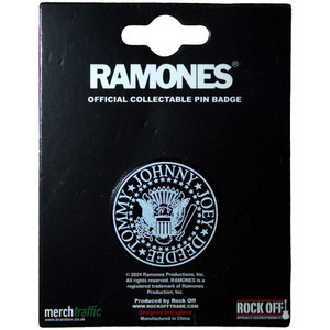 Ramones Pin Badge: Presidential Seal Emblem