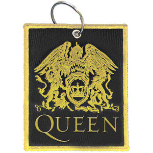 Queen Patch Keychain: Classic Crest (Double Sided) Queen Patch Keychain: Classic Crest (Double Sided)