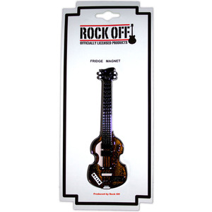 Rock Off Fridge Magnet: Mathew Street Brown Bass Rock Off Fridge Magnet: Mathew Street Brown Bass