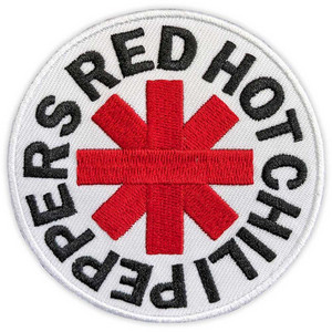 Red Hot Chili Peppers Standard Patch: Asterisk (White)